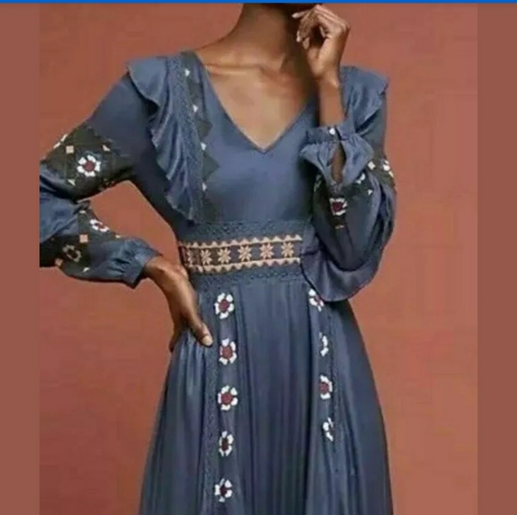 Love Sam Dresses & Skirts - Anthropologie Love Sam Manette  maxidress M